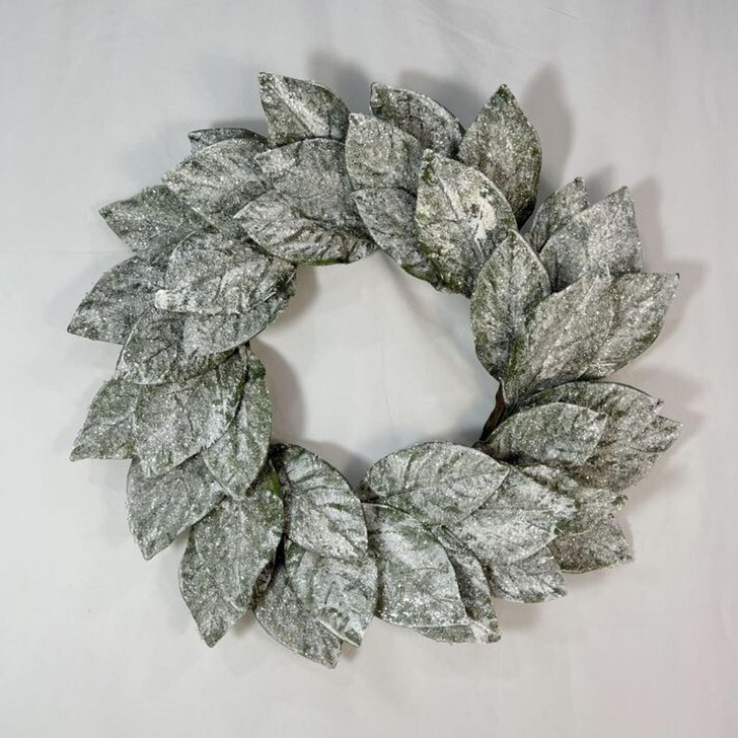 Regency International 24"Snow Magnolia Leaf Wreath