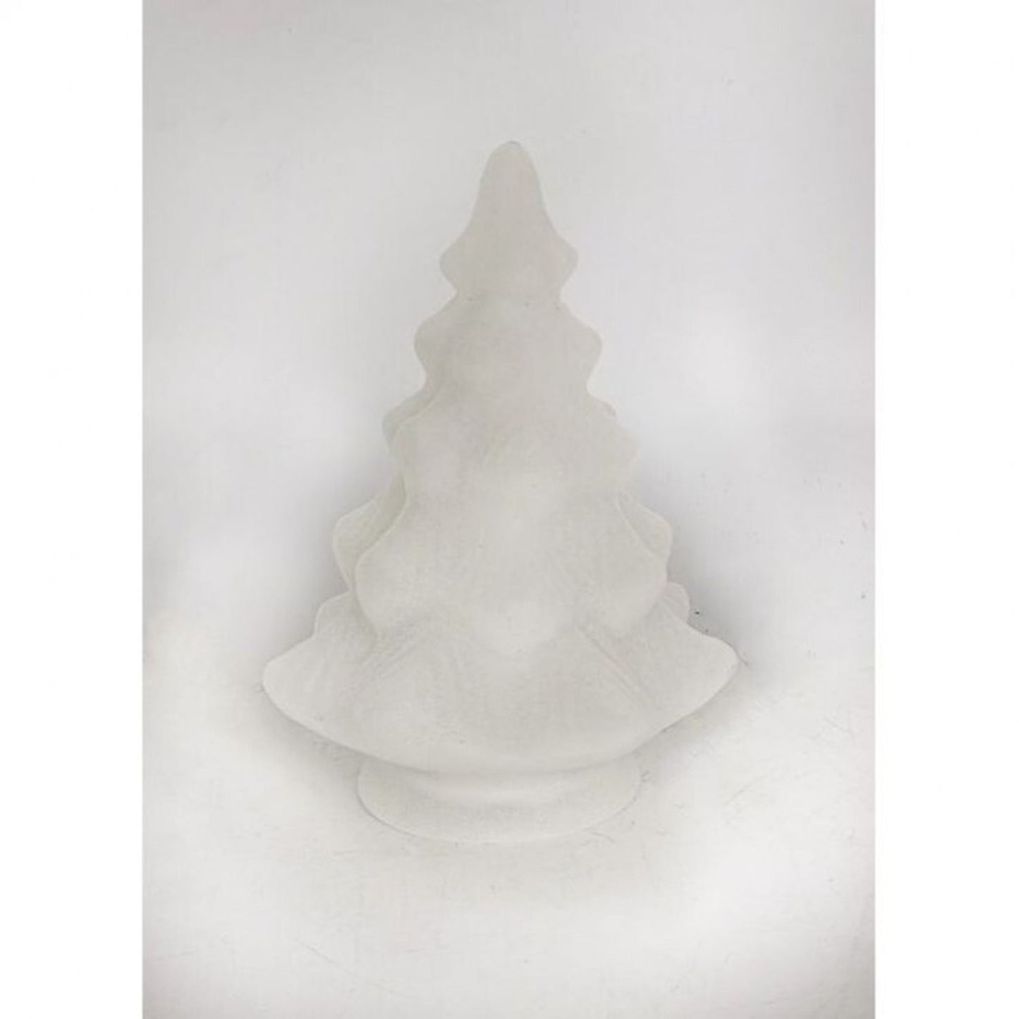 Regency International 5" Led/Bty Tmr Glass Flocked Tree