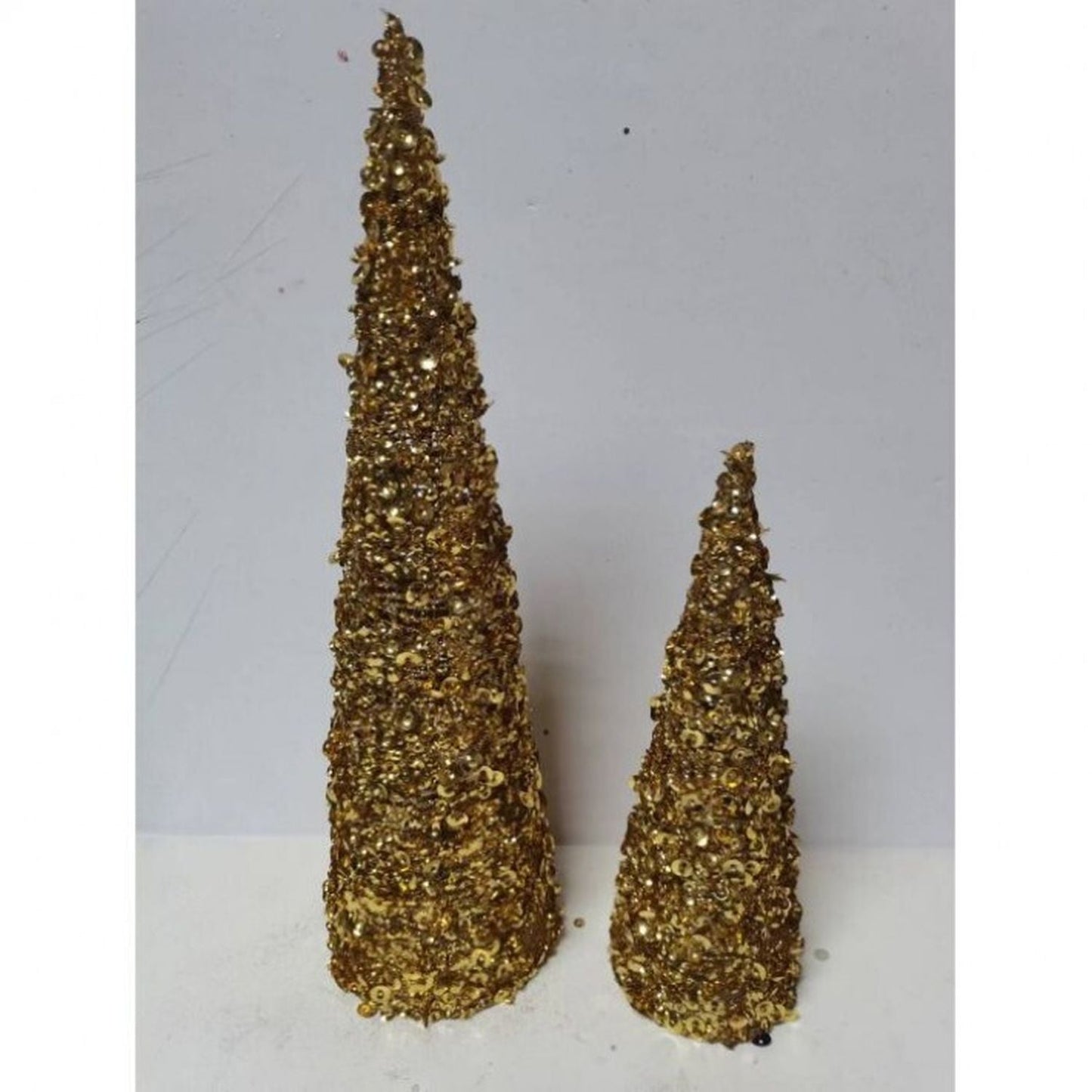 Regency International 12/18" Glamour Sequin Tree, Set Of 2