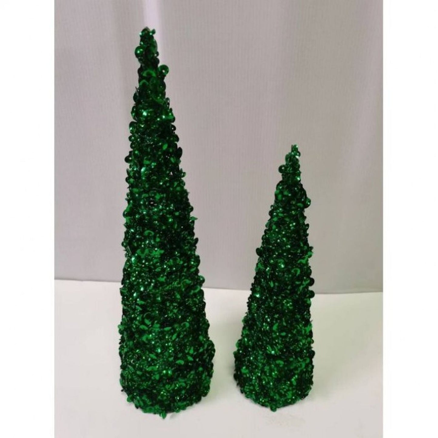 Regency International 12/18" Glamour Sequin Tree, Set Of 2