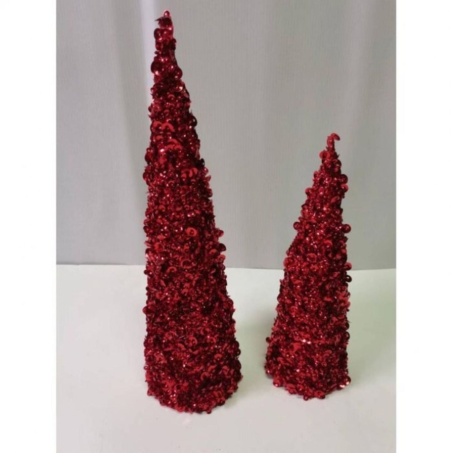 Regency International 12/18" Glamour Sequin Tree, Set Of 2