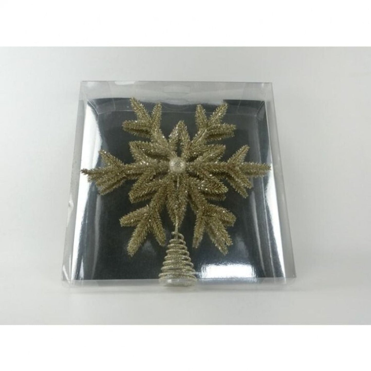 Regency International 14.5" Glitter Evergreen Tree Topper