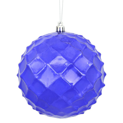 Santa's Sweet Shoppe Collection - 4" Shiny Diamond Bauble Ornament