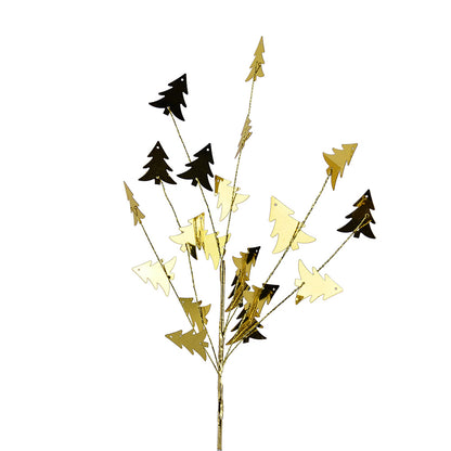 Christmas Carousel Collection - 12'' CHRISTMAS TREE LEAF PICK SPRAY