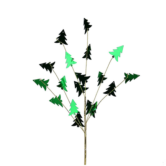 Christmas Carousel Collection - 12'' CHRISTMAS TREE LEAF PICK SPRAY