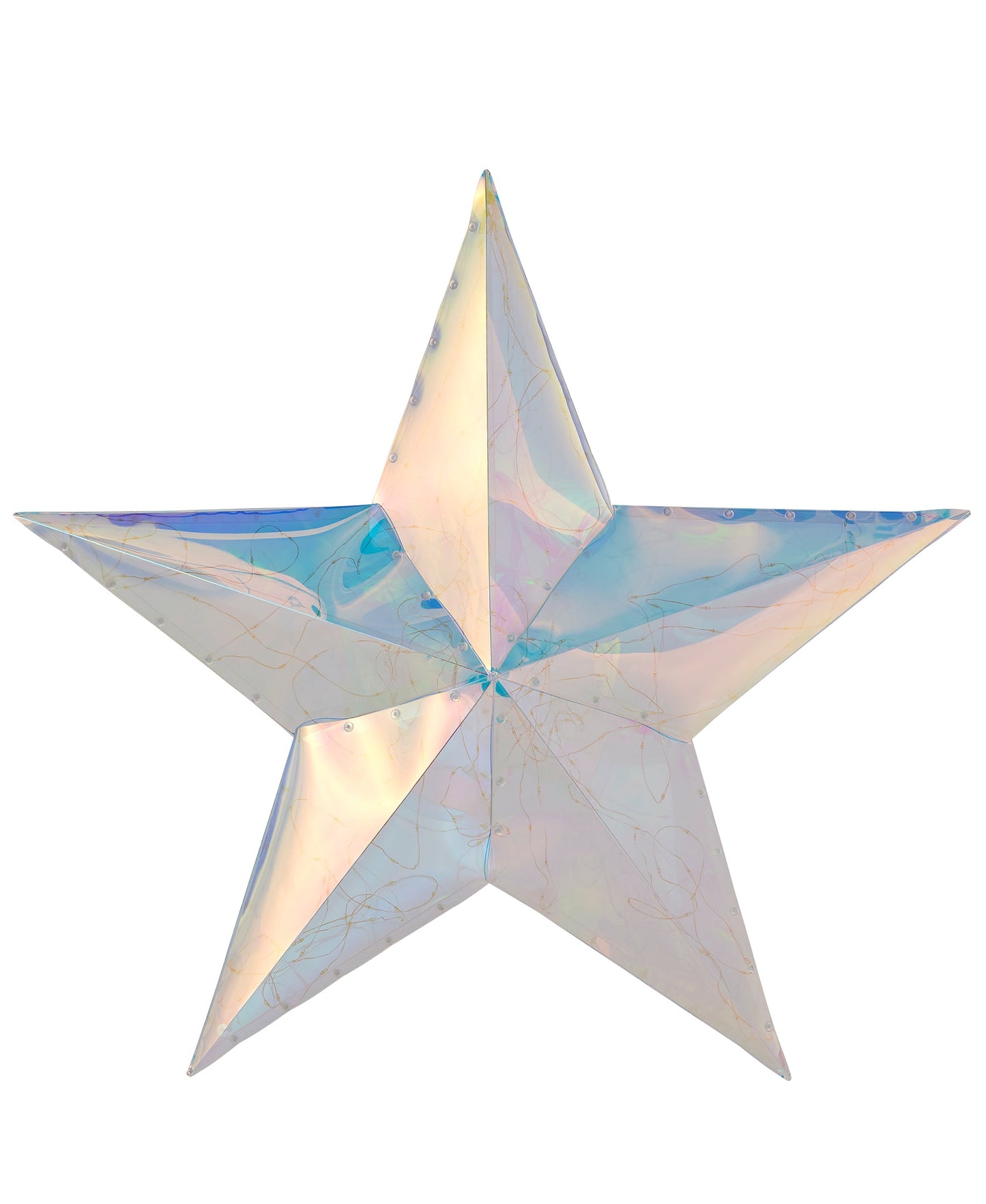 Iridescent Traditional Star 24", LED lights