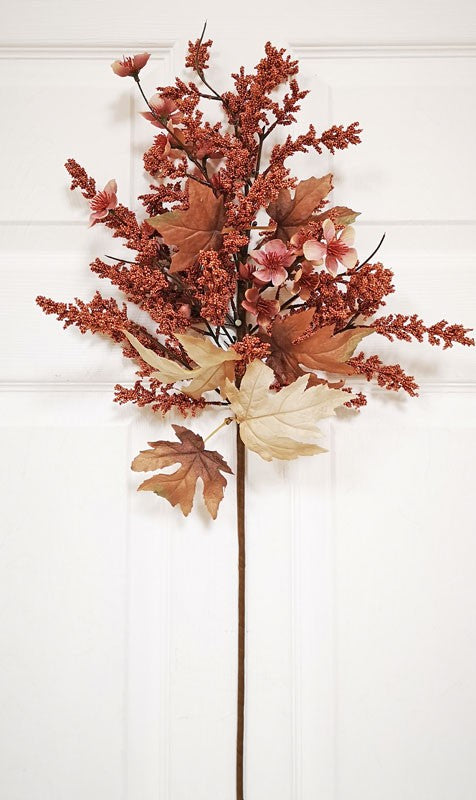 28" BLOSSOM W/MAPLE SPRAY