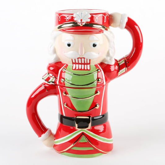 NUTCRACKER CERAMIC CHRISTMAS HOLIDAY CUP MUG