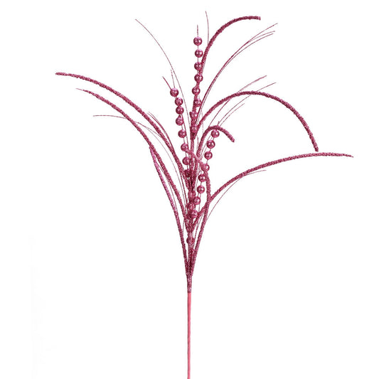 29" Mauve Glitter Harvest Artificial Christmas Spray