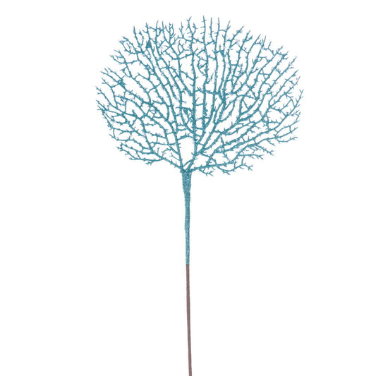 Santa's Sweet Shoppe Collection 21" Seafoam Green Coral Spray