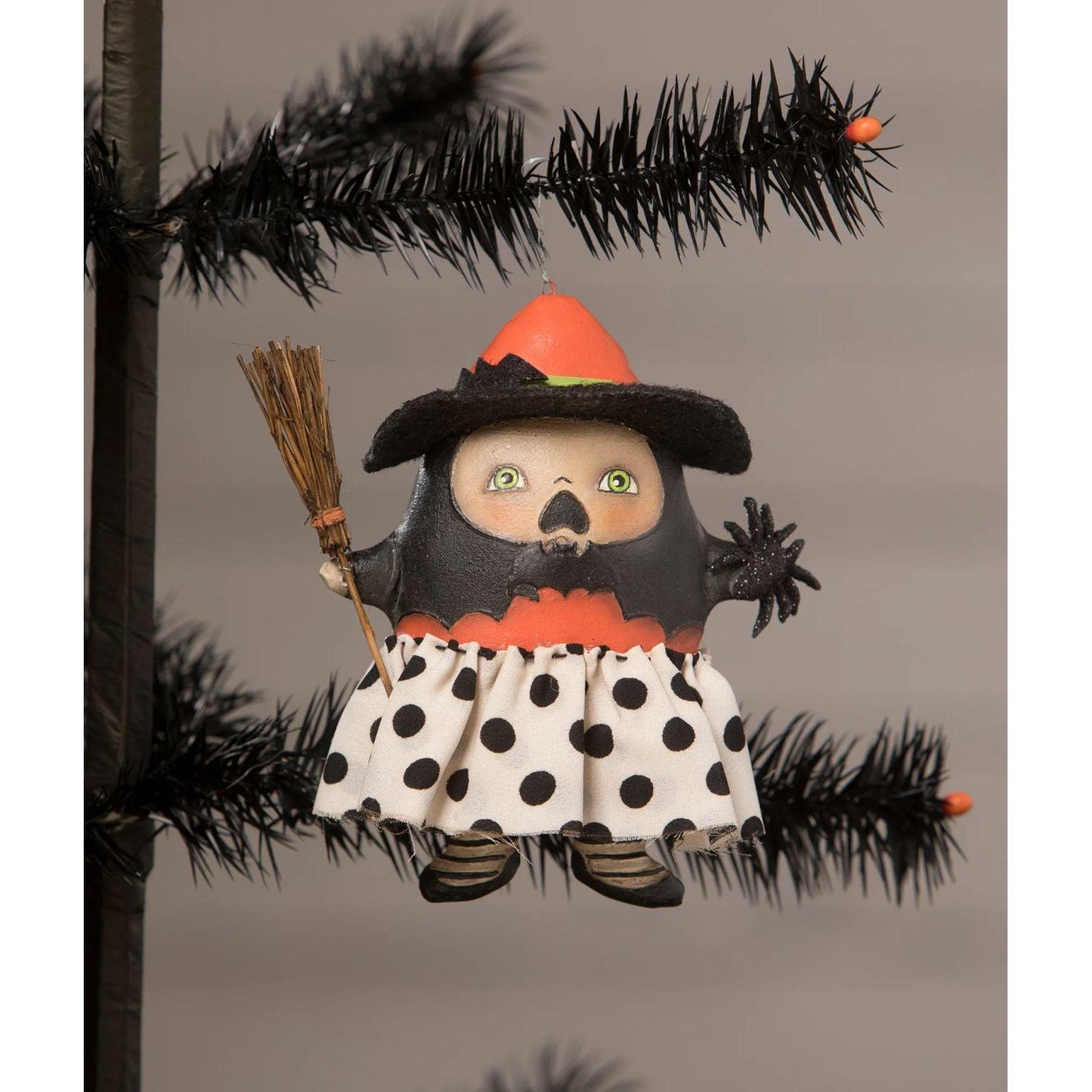 Bethany Lowe Startled Stella Witch Ornament