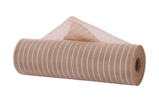 10.25"X10YD FINE WEAVE MESH NATURAL W/WHITE FILM