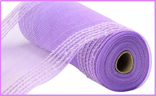 10.25"X10YD DRIFT/PP WIDE BORDER MESH LAVENDER