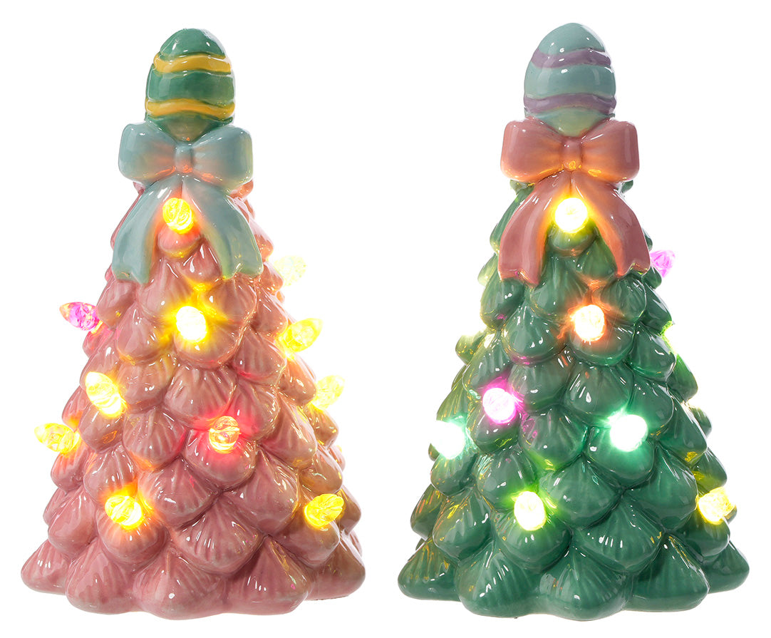 5.5" LED CERAMIC EASTER TREE