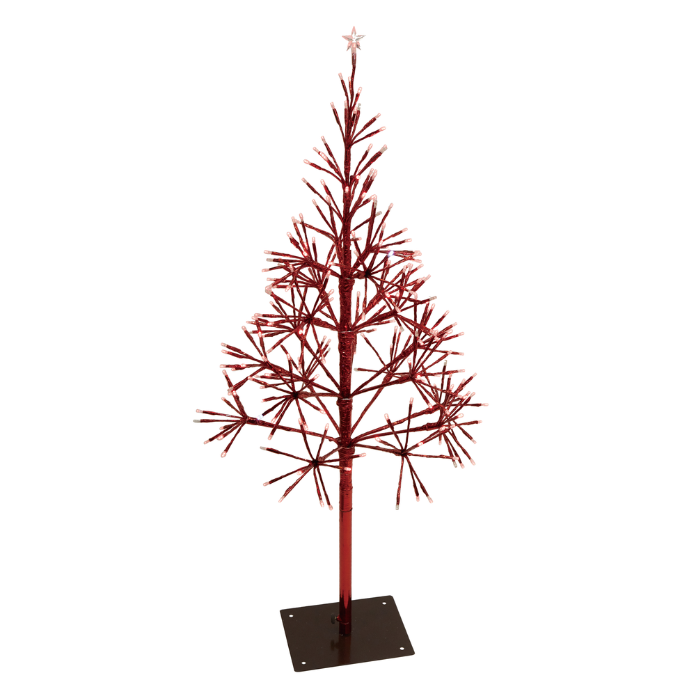 Christmas Carousel Collection - 42" Red LED Tree