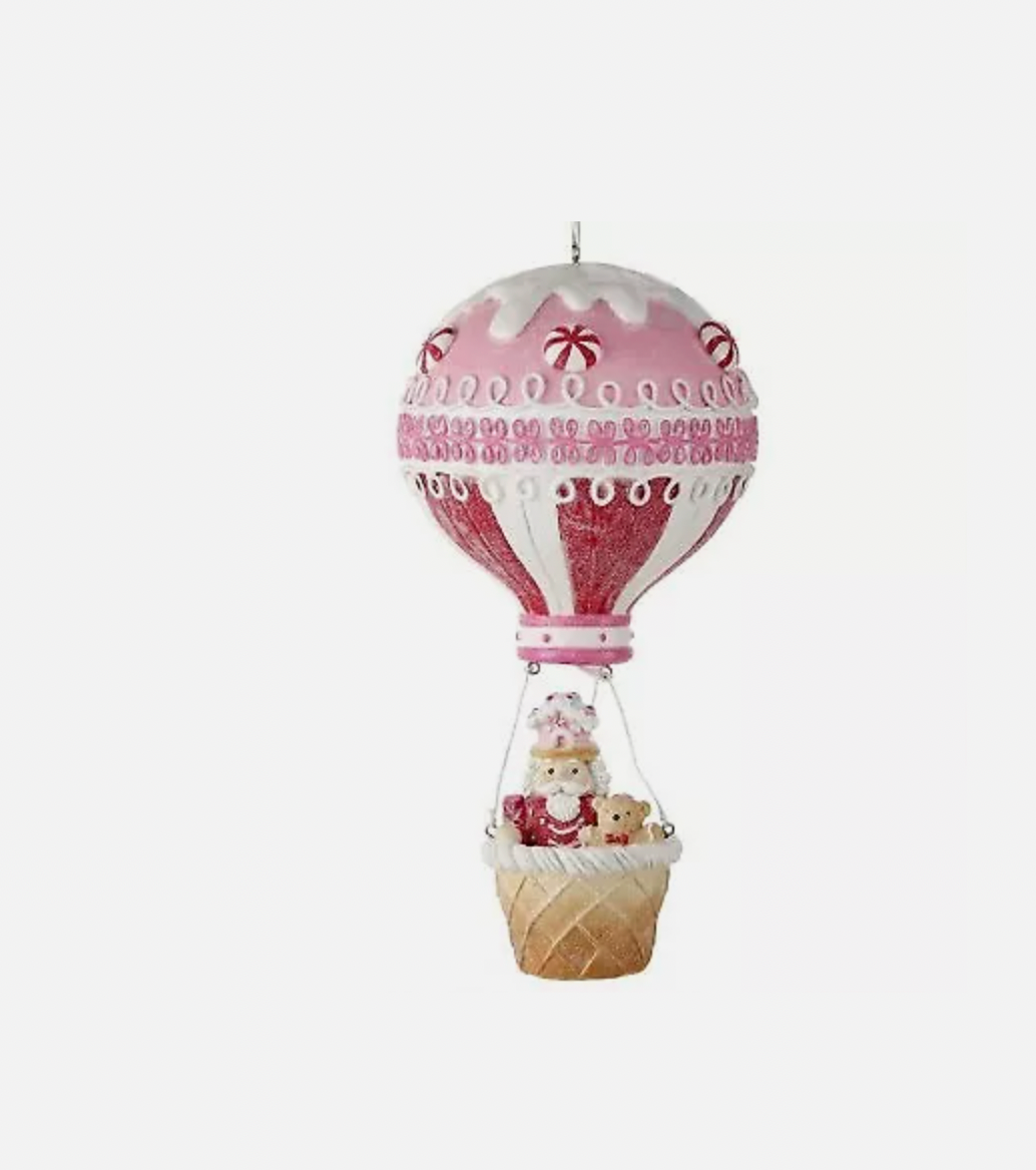 Santa's Sweet Shoppe Collection 13.5" RESIN SWEETS HOT AIR BALLOON