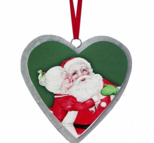 5.5" MERRY KISMASS CLAUS ORNAMENT