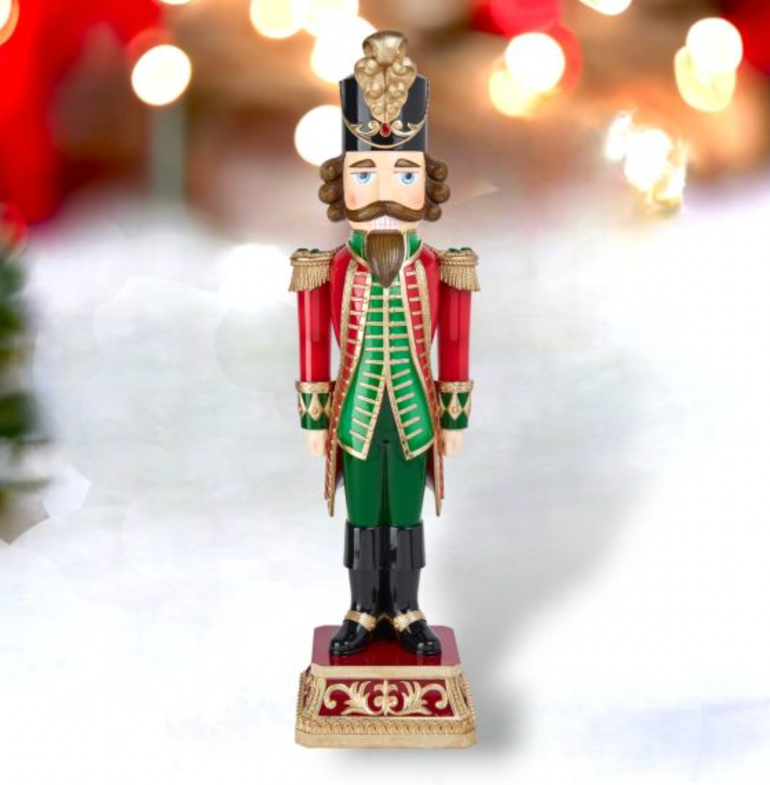 Christmas Carousel Collection 26in Red & Green Nutcracker