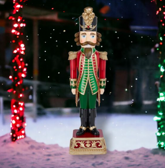 Christmas Carousel Collection 7.5ft Red / Green Nutcracker