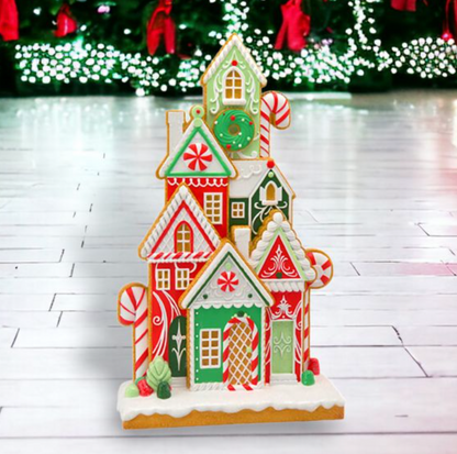 Christmas Carousel Collection Sprinkles 16" Sprinkles Gingerbread Village