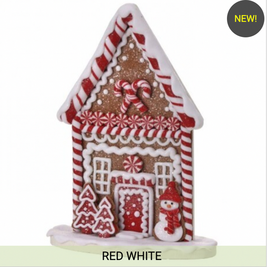 Santa's Sweet Shoppe Collection 9" CLAYDOUGH PEPPERMINT DREAMS HOUSE