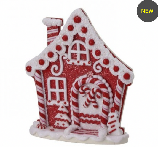 Santa's Sweet Shoppe Collection 8" CLAYDOUGH PEPPERMINT DREAMS HOUSE