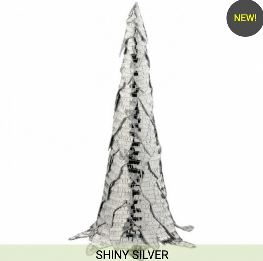 20" MIRROR METALLIC CONE TREE