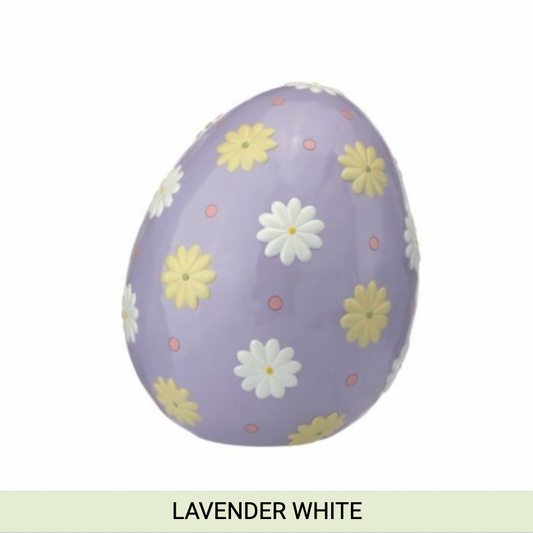 RESIN INDOOR / OUTDOOR EASTER EGG 22.75" LAVENDER