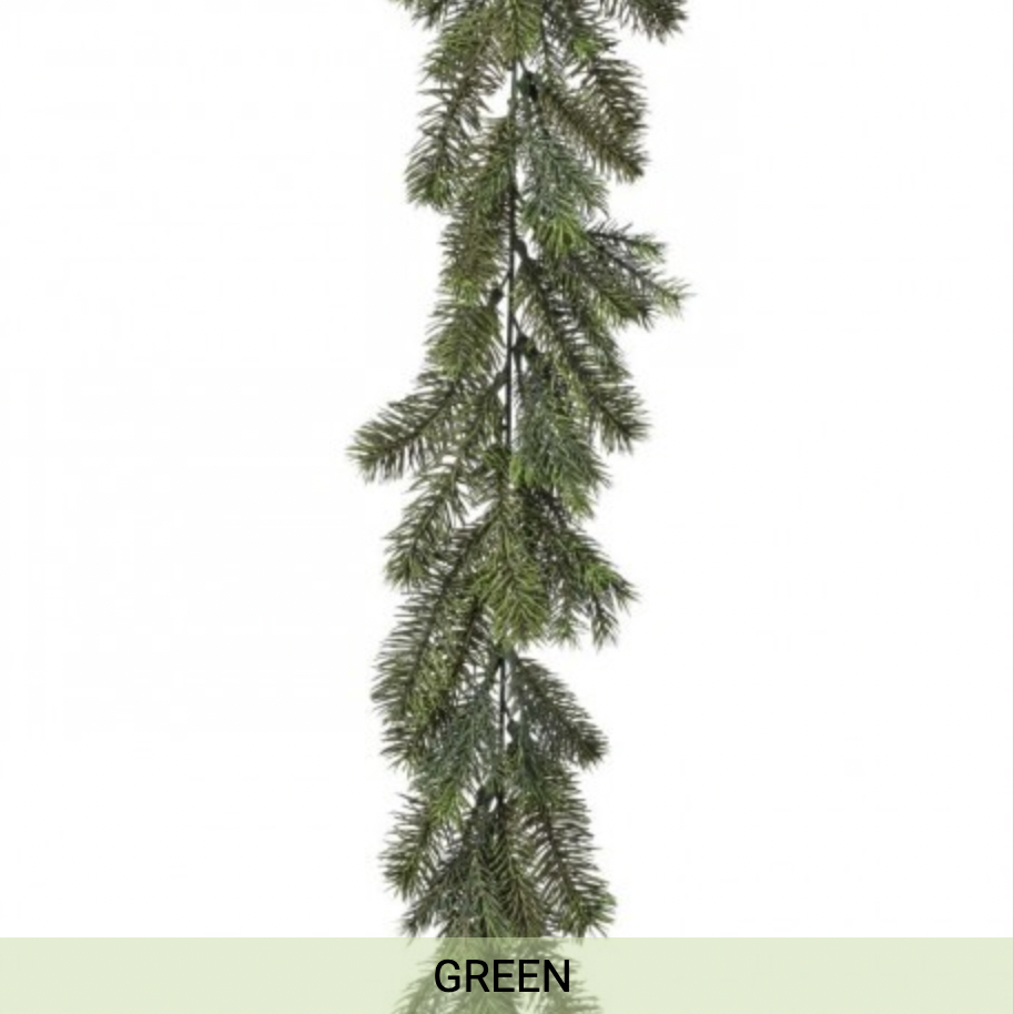 72" PLAS ANGEL PINE GREENERY GARLAND UV PROOF