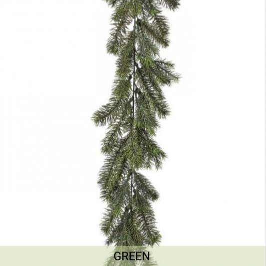 72" PLAS ANGEL PINE GREENERY GARLAND UV PROOF