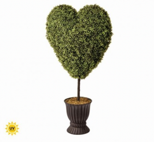 Cupid's Valentine  41" BOXWOOD UV TREAT HEART