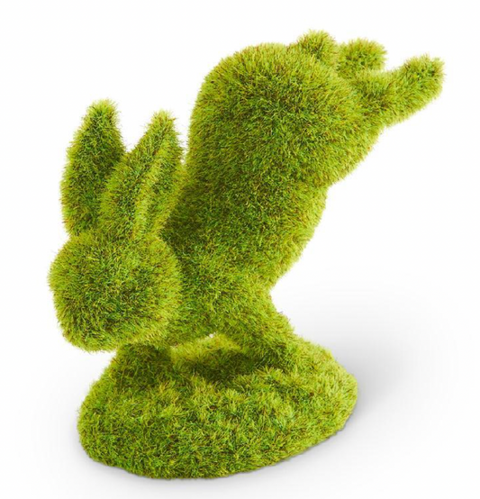 5" Mossy Bunny Standing on Front Feet