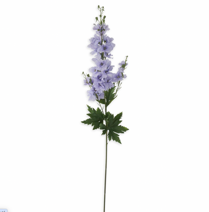 36" Purple Real Touch 3 Shoot Delphinium Stem