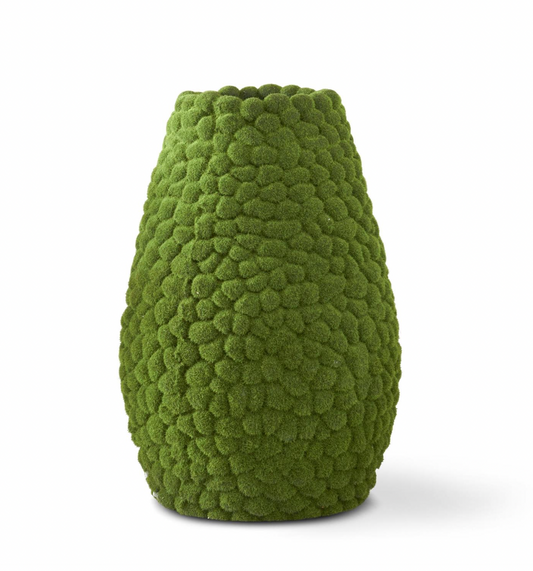 28" Mossy Rock Vase