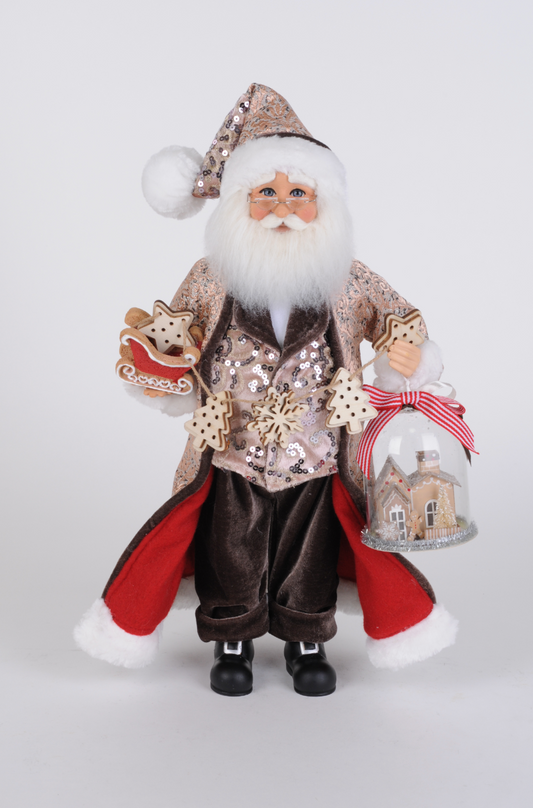 17" Ginger Snap Santa