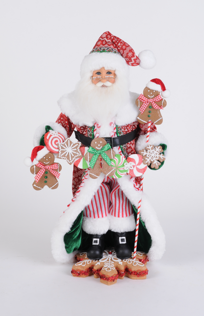 Santa's Sweet Shoppe Collection - 19" Mr. Gingerbread Santa