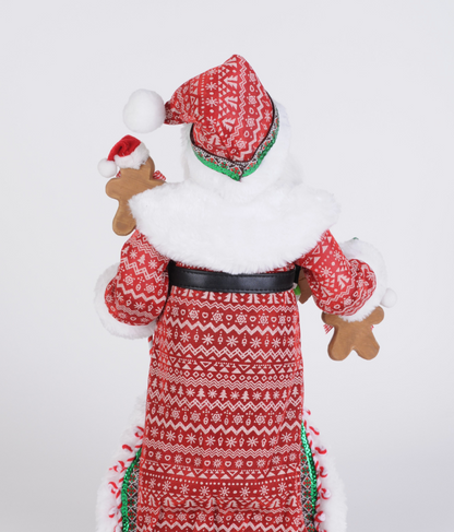 Santa's Sweet Shoppe Collection - 19" Mr. Gingerbread Santa