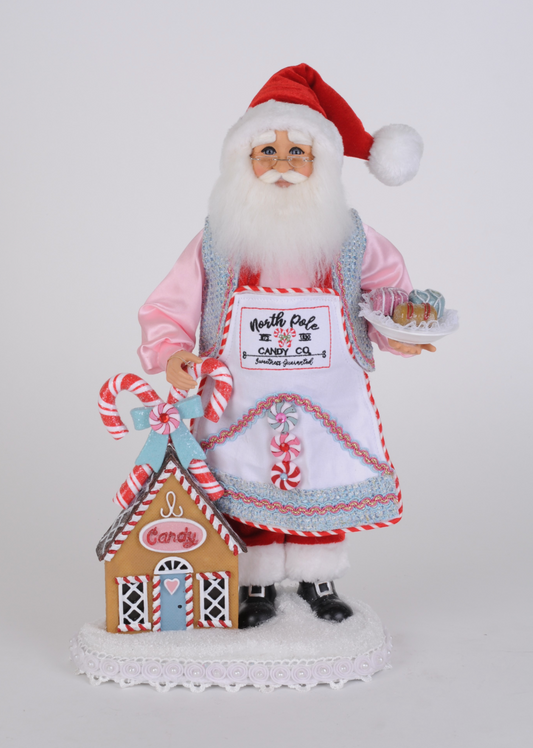 Santa's Sweet Shoppe Collection - 19" North Pole Candy Santa