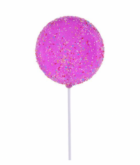 5" GLITTER SPRINKLE LOLLIPOP PICK