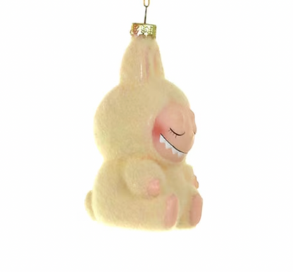 Santa's Sweet Shoppe Collection - 4" GLASS SLEEPING MONSTER ORNAMENT