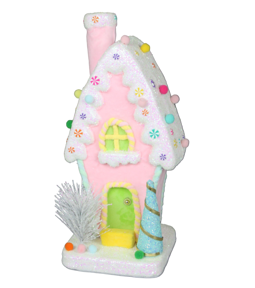 Santa's Sweet Shoppe Collection - 14.2" Candy House