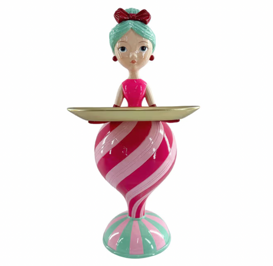 Santa's Sweet Shoppe Collection - 18" Candy Girl with Serving Tray