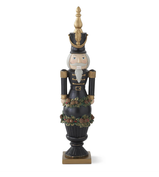 Christmas Carousel Collection - 18.5" Resin Nutcracker Soldier on Urn