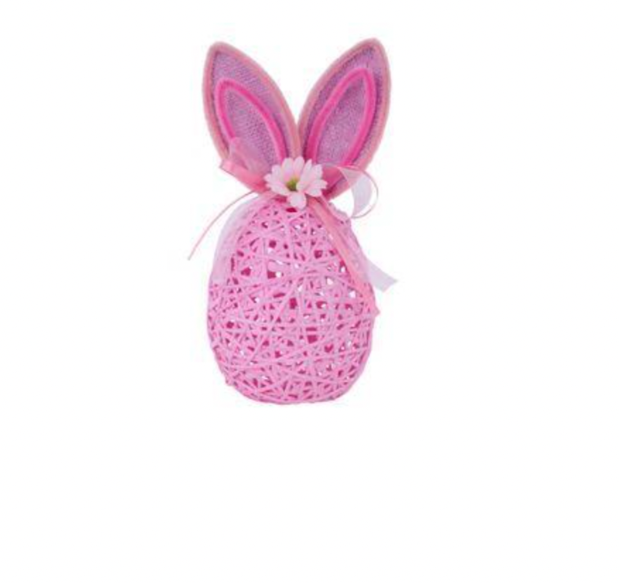 10" WOVEN BUNNY EAR EGG