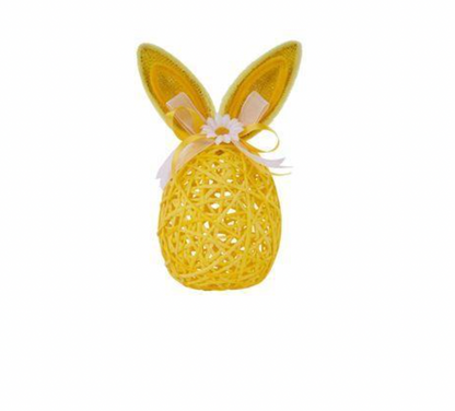 10" WOVEN BUNNY EAR EGG