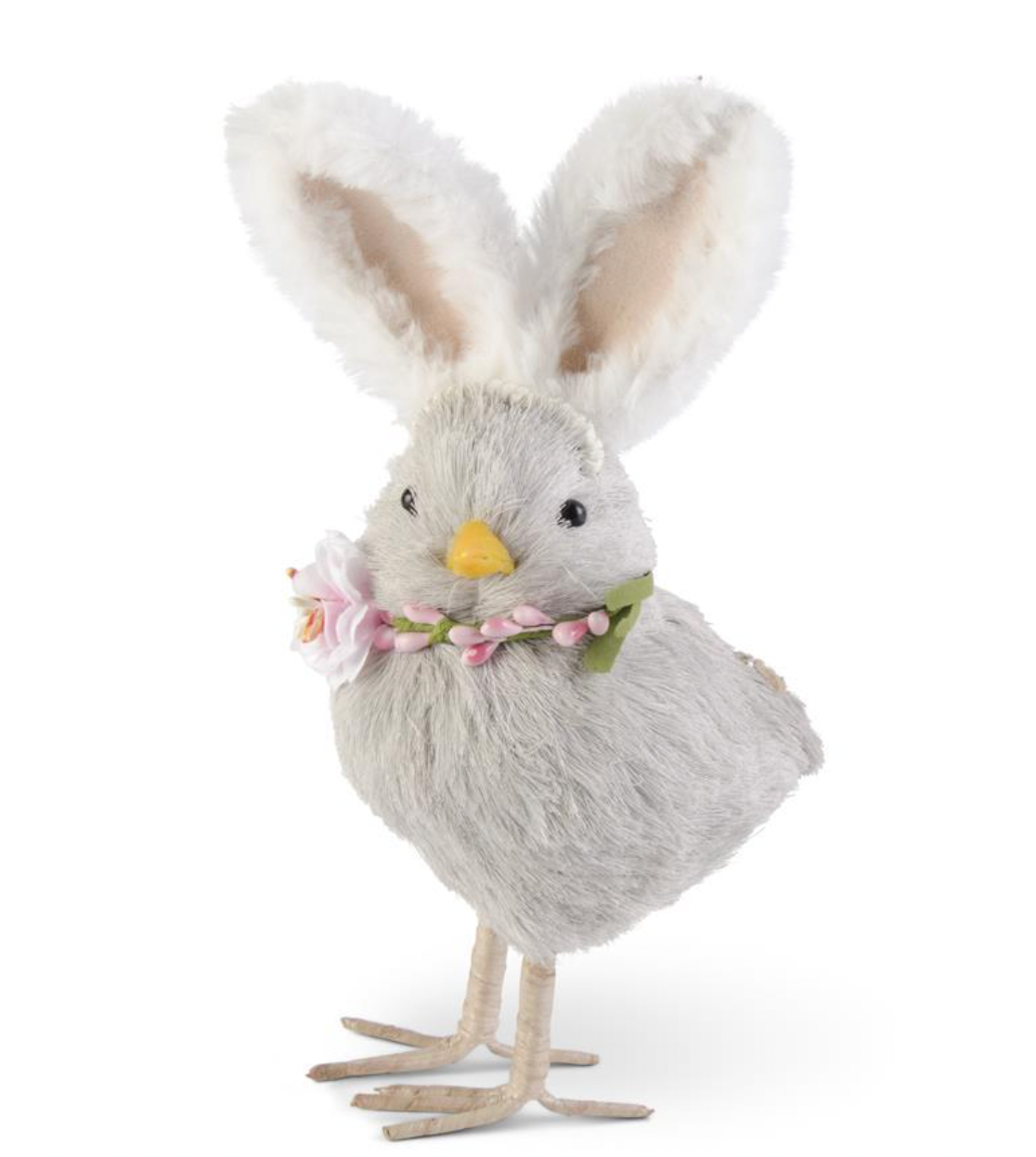 8.5" Gray Chick Bunny Ears