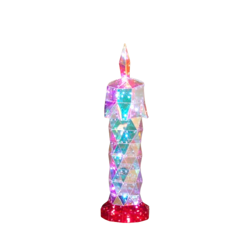 Christmas Iridescent 24" Holiday Candle LED lights