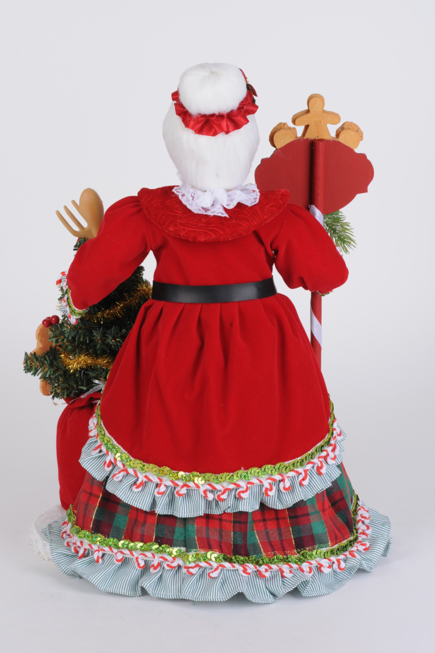 Santa's Sweet Shoppe Collection - 17" Lighted Mrs. Claus's Goodie Bakery