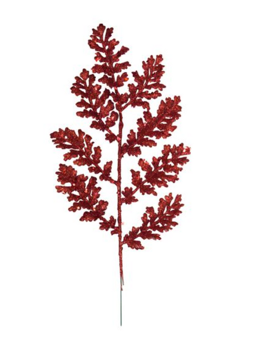GLITTER FERN PICK RED