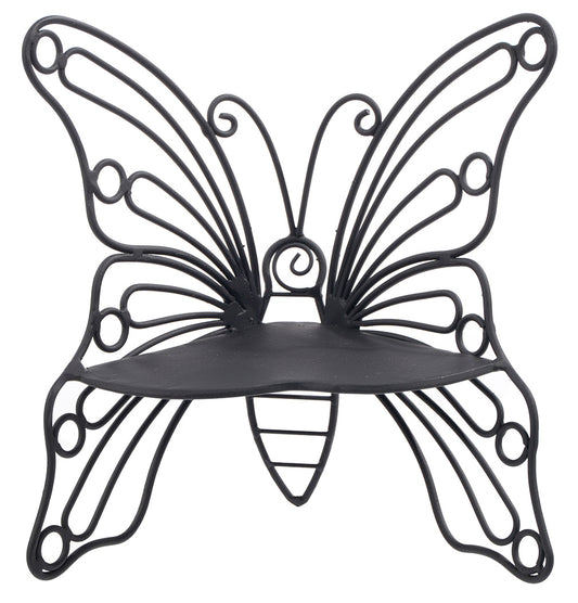 7.25" METAL BUTTERFLY WALL SHELF